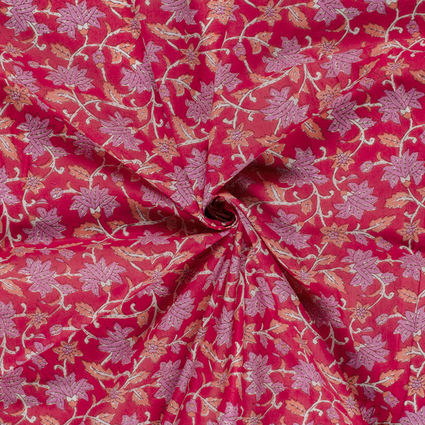 Voile fabrik Fuchsia 