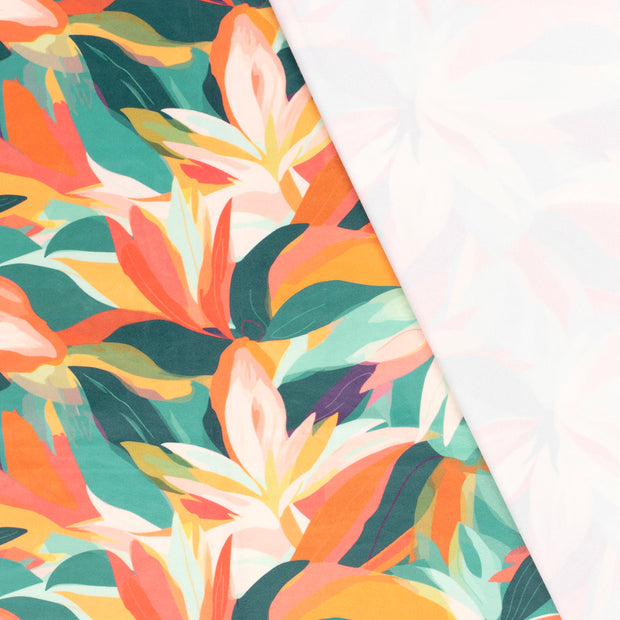 Velvet fabric digital printed 