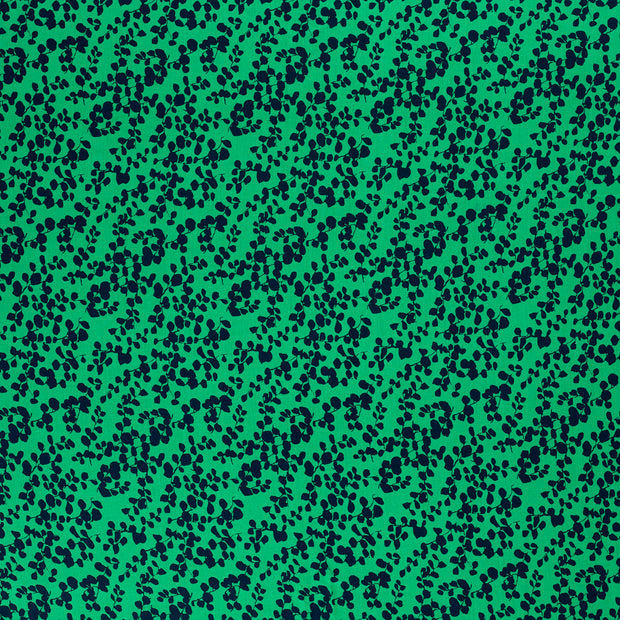 Bambú Poplin tela Verde mate 