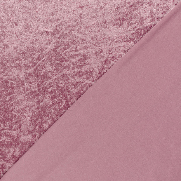 Velours fabric Unicolour crushed