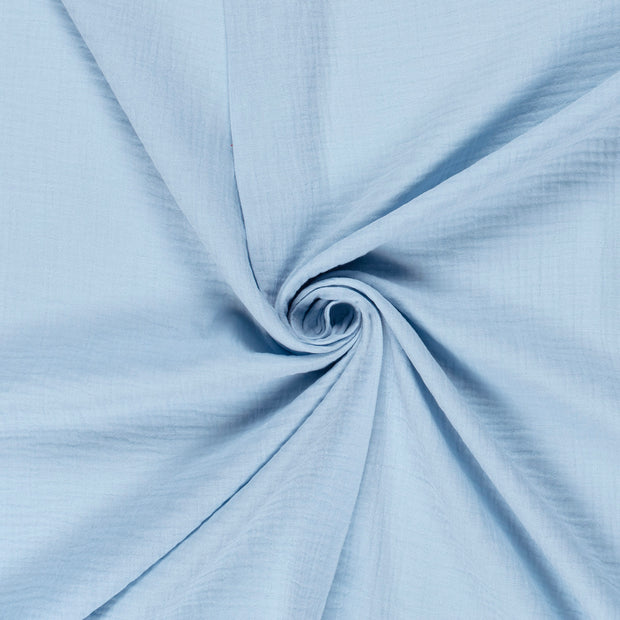 Muslin fabric Light Blue 