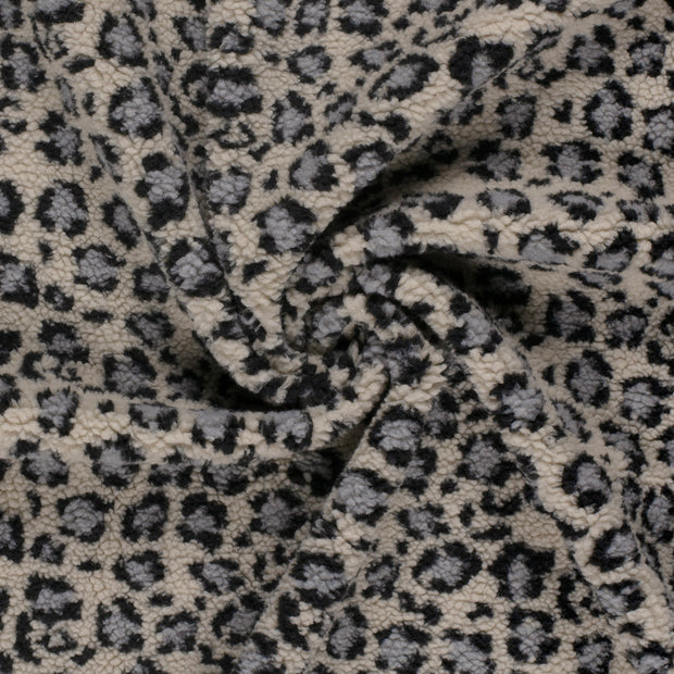 Fake Fur fabric Grey 