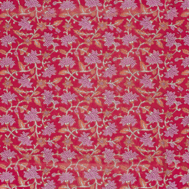 Voile fabrik Fuchsia 