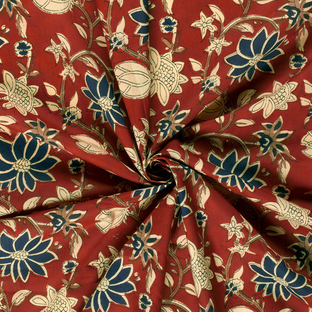 Voile fabric Red 