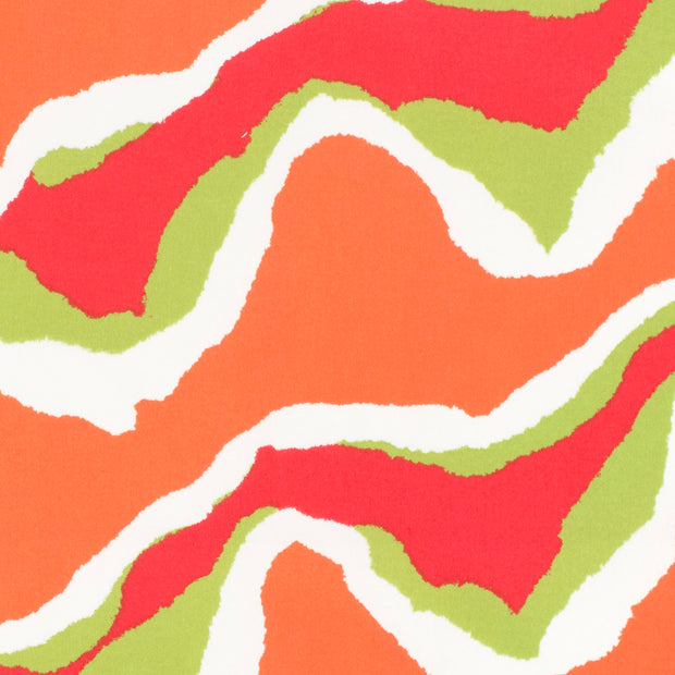 Baumwolle Satin fabrik Abstrakt Coral