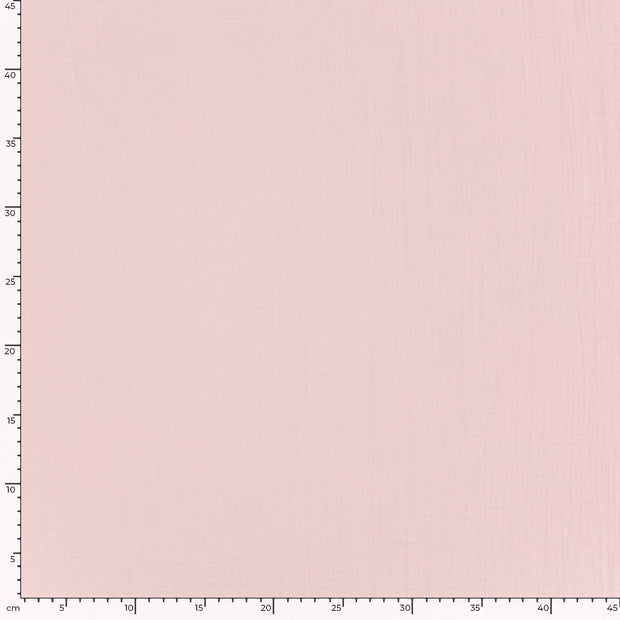 Mousseline stof Effen Licht roze