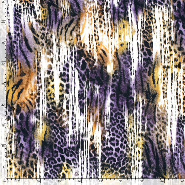 Viscose Jersey fabric Panther Magenta