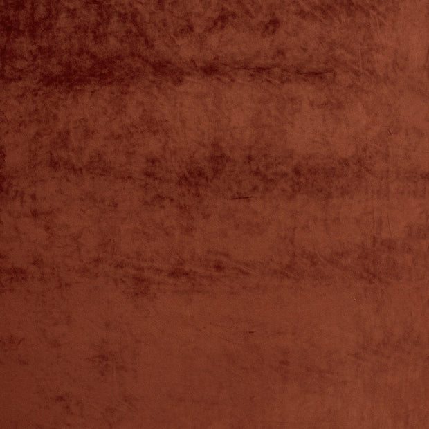 Velvet fabric Brique