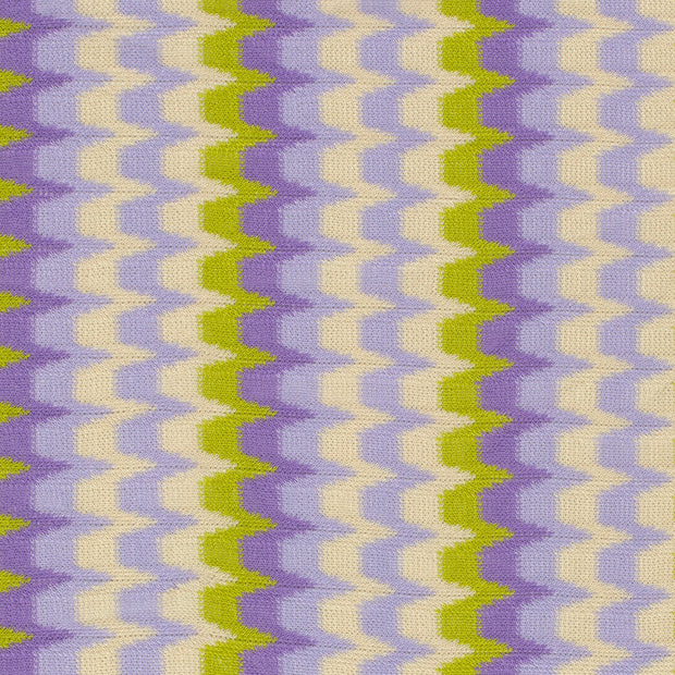 Jacquard fabric Zigzag Lila