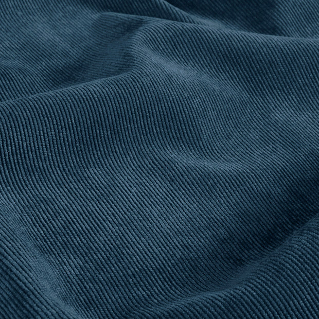Babycord Stretch 21w fabric Unicolour Indigo