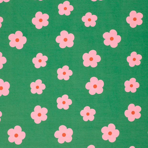 Cotton Jersey fabric Green soft 
