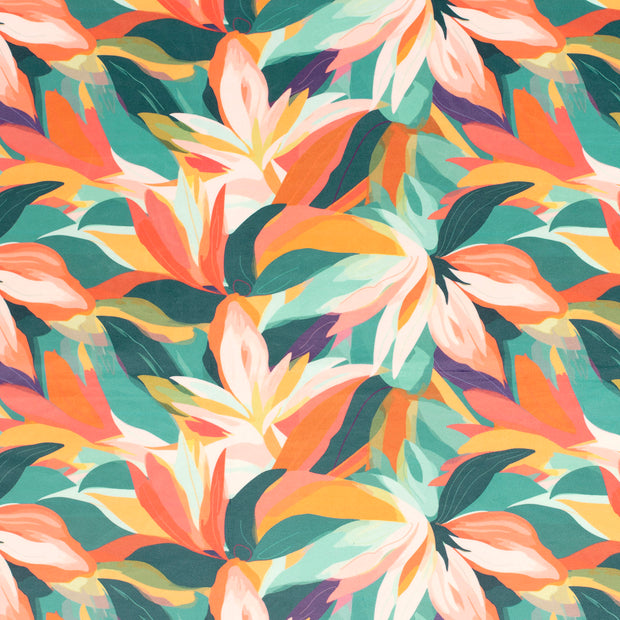 Velvet fabric Petrol matte 