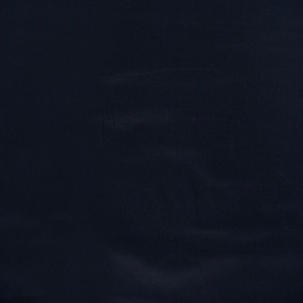 Cotton Satin fabric Navy matte 