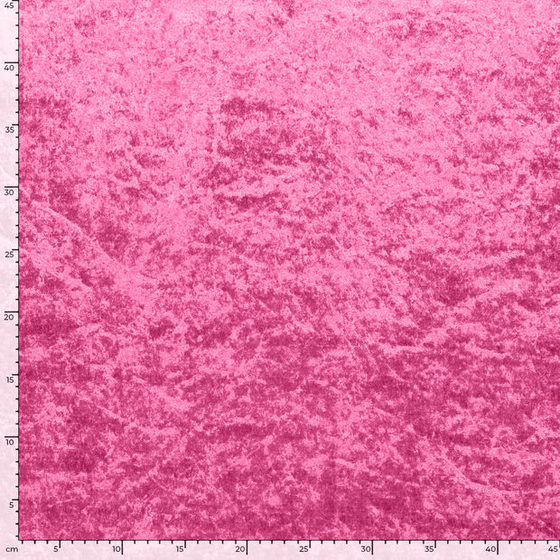 Velours fabric Unicolour Light Pink