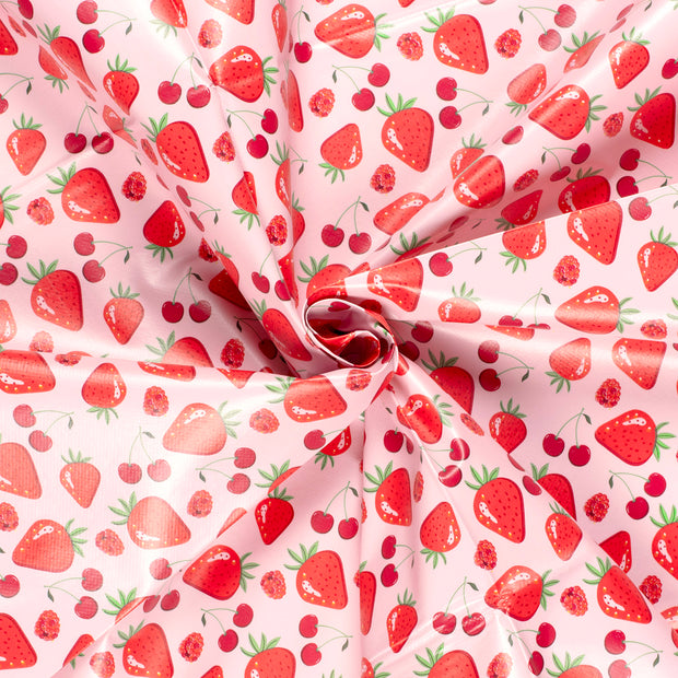 Hule tela Rosa claro estampado 