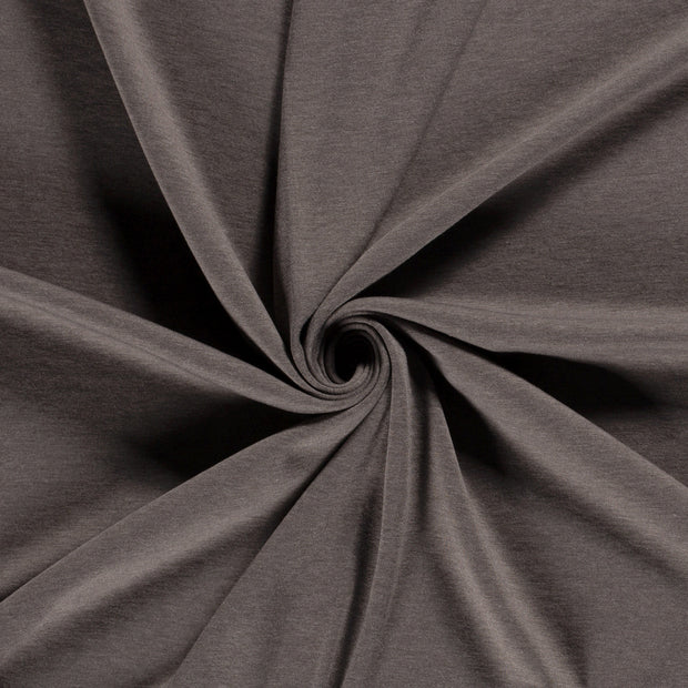 Velours tissu Gris taupe brossé 