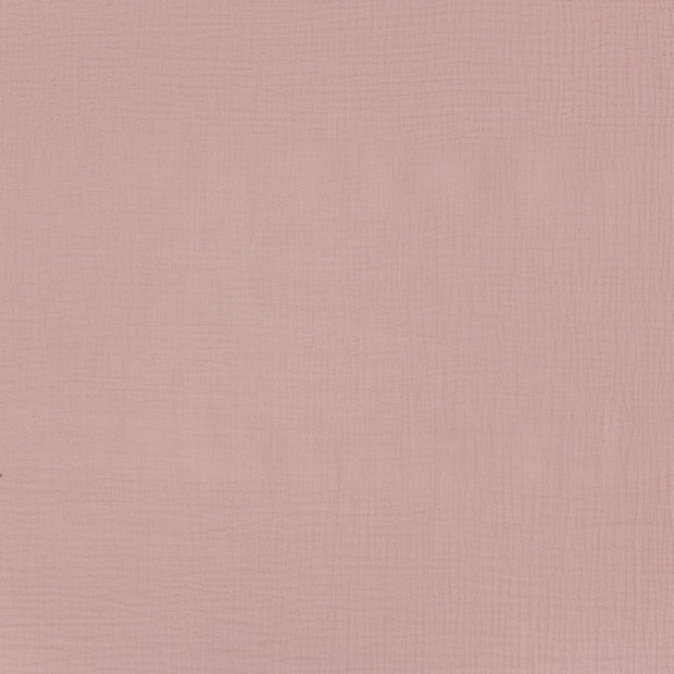 Muslin fabric Old Pink matte