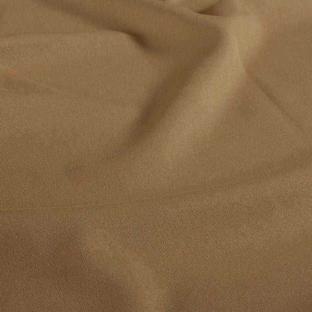 Crêpe tissu Unicolore Camel