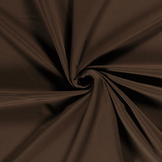 Softshell fabric Dark Brown backed 