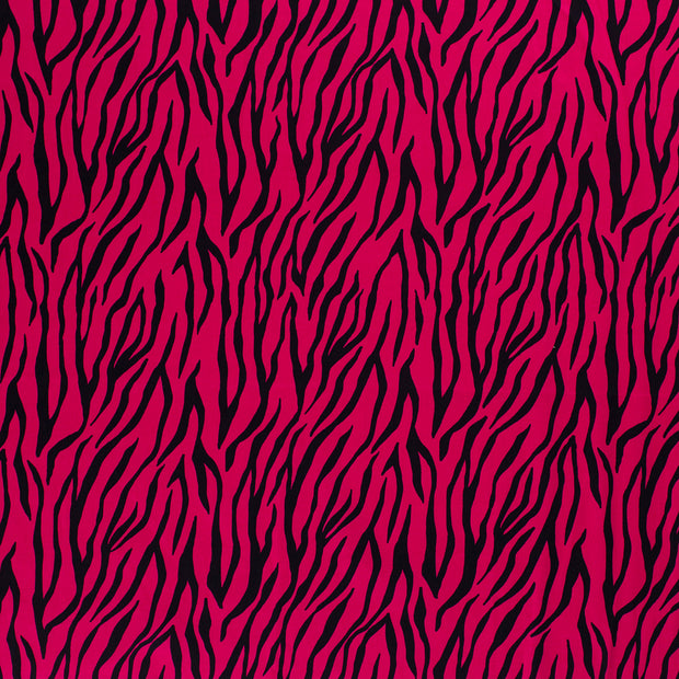 Satin de coton tissu Fuchsia soyeux 