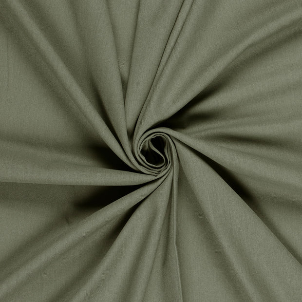 Woven Viscose Linen fabric Olive Green
