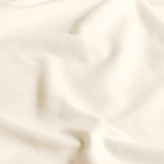 Baumwolle Jersey GOTS Uni Wollweiß