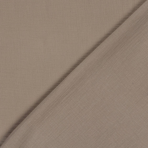 Double gaze tissu Unicolore