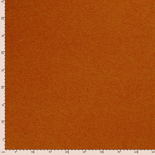 Paño de lana tela Unicolor Naranja