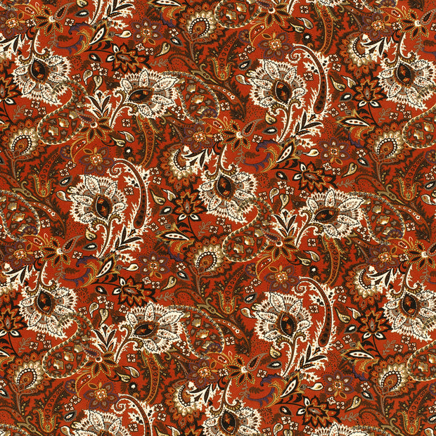 Viscose Jersey fabrik Ziegel matt 