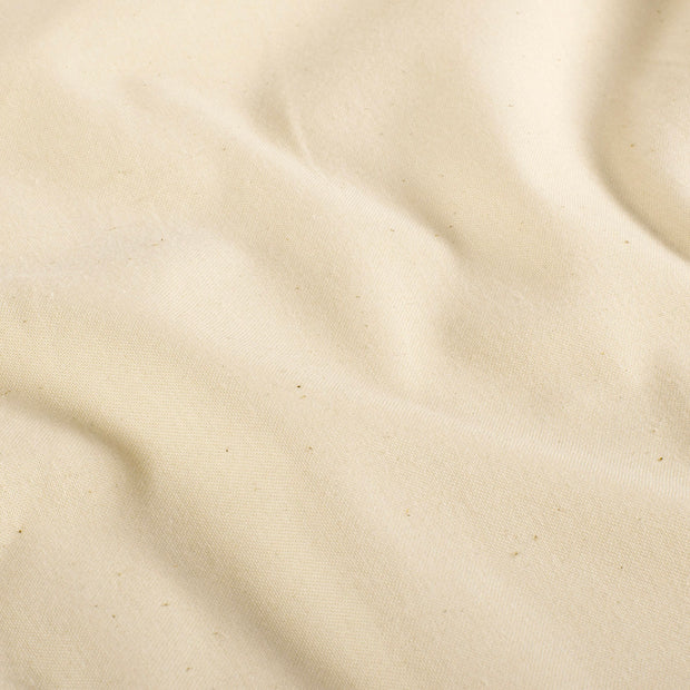 Raw Cotton fabric Unicolour Off White