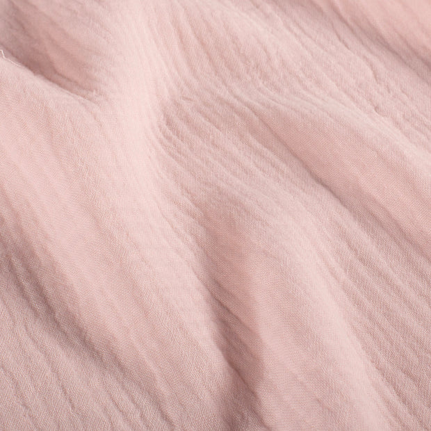 Mousseline stof Effen Licht roze