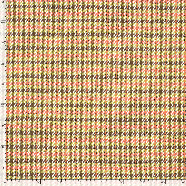 Jacquard tela Piel de gallina Rosa