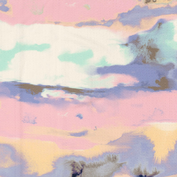 Polyester Bubble fabric Lila matte 