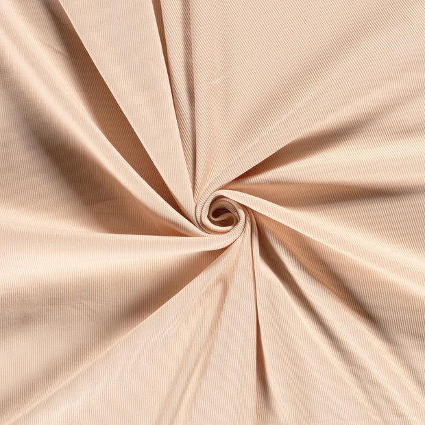 Rib Jersey tissu Saumon 