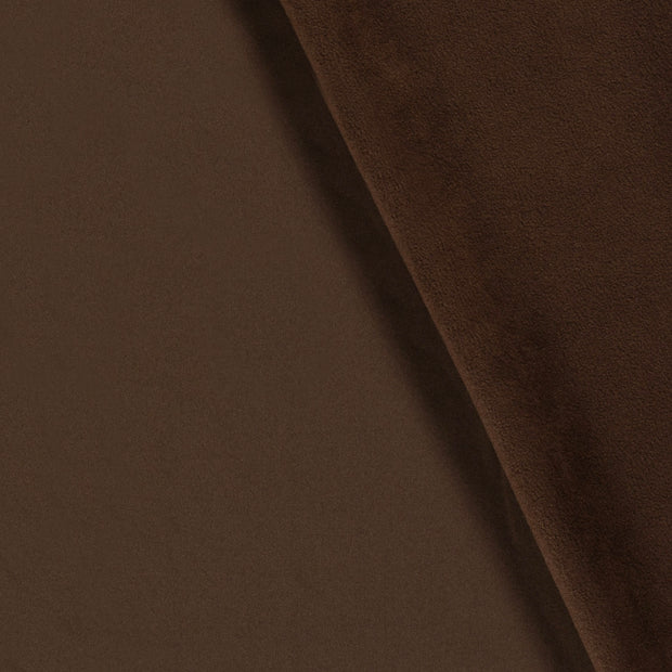 Softshell fabric Unicolour Dark Brown