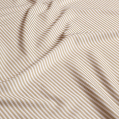 Swimwear Jersey UPF50 Recycled digital printed Stripes Beige