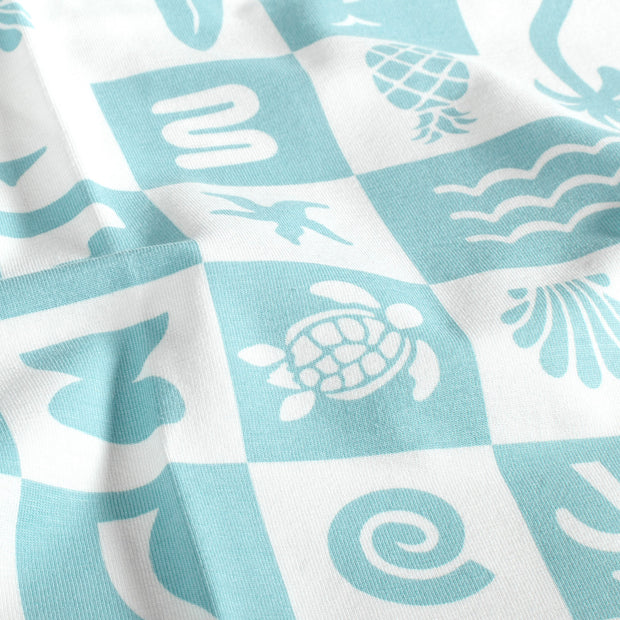 Cotton Jersey fabric Suns Off White