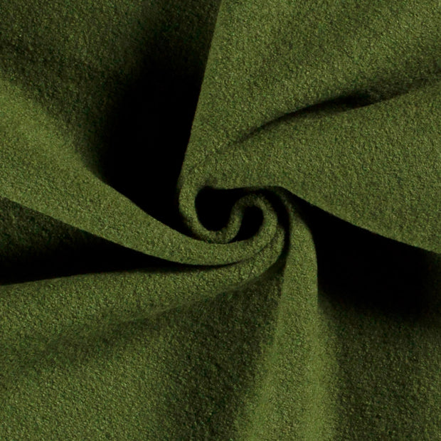 Paño de lana tela Unicolor Verde