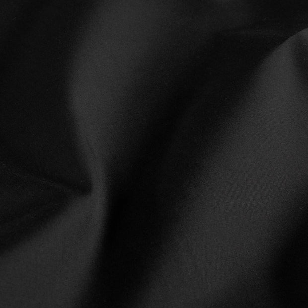 Cotton Satin fabric Unicolour Black