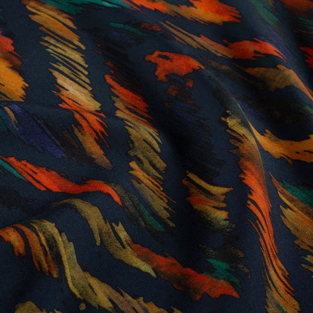 Viscose Poplin fabrik Abstrakt Ziegel