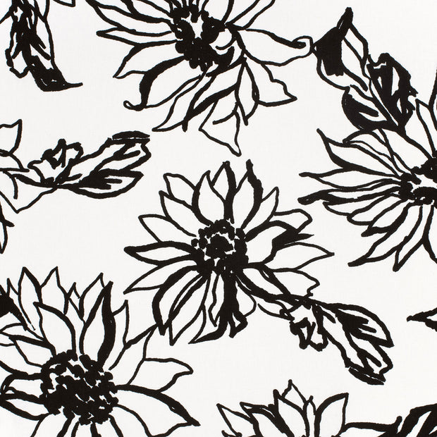 Woven Viscose Linen fabric White matte 