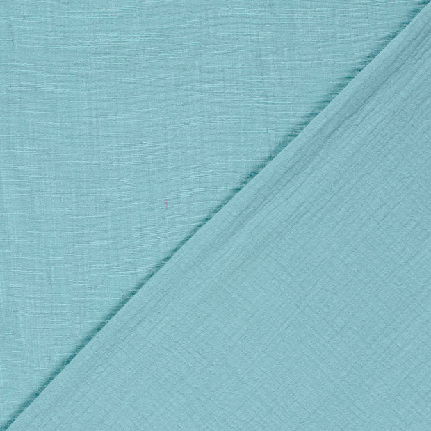 Muslin fabric Unicolour slub 