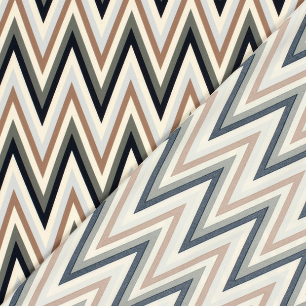 Twill Stretch fabric Zigzag 