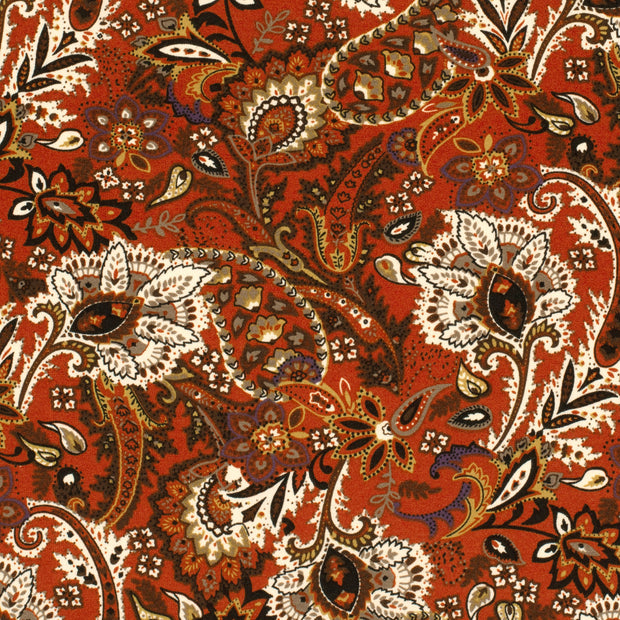 Viscose Jersey fabrik Blumen Ziegel