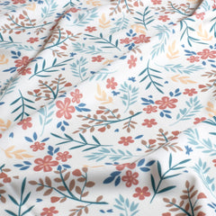 Swimwear Jersey UPF50 Recycled imprimé numérique fleurs Blanc cassé