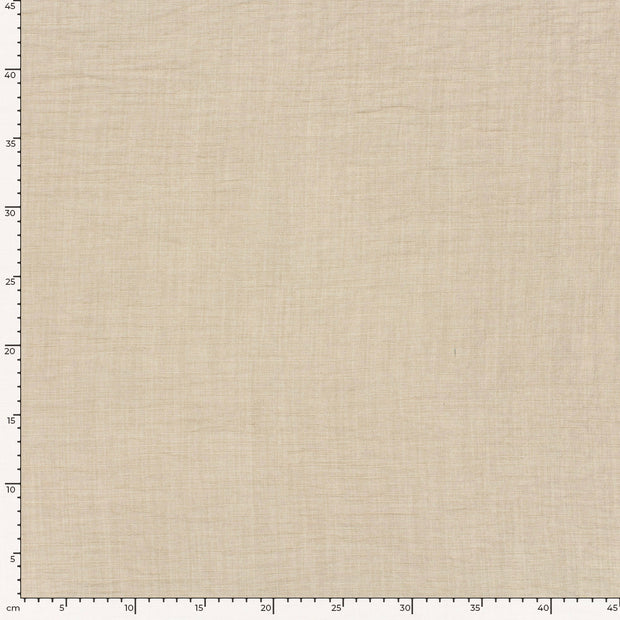 Linnenlook stof Effen Beige