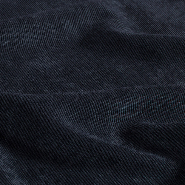 Babycord Stretch 21w fabric Unicolour Navy