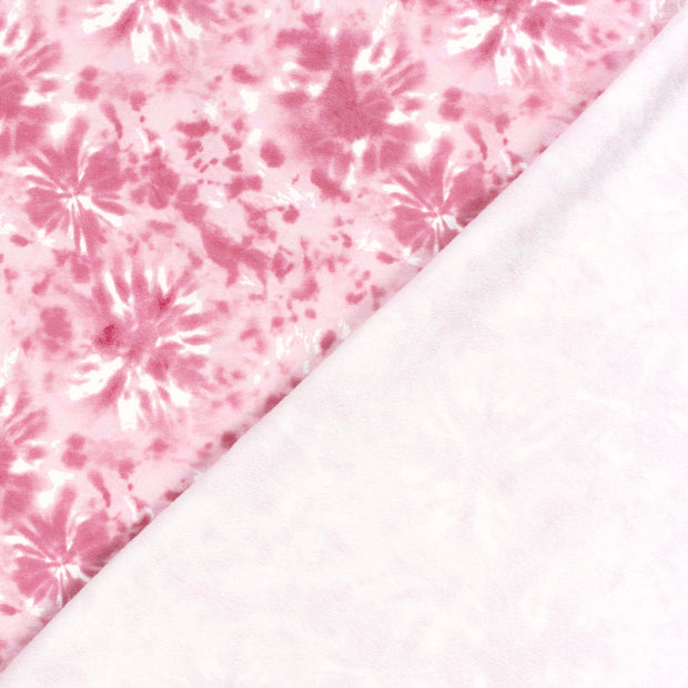 French Terry fabric Abstract brushed and digital printed 