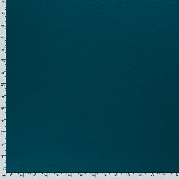 Punta di Roma fabric Unicolour Petrol