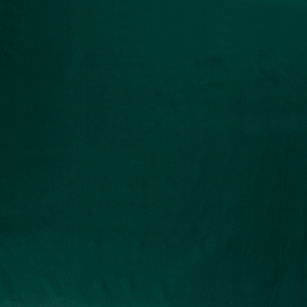 Algodón Popelina tela Verde oscuro mate